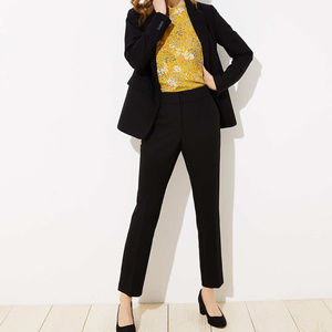 LOFT Marissa Slim Pencil Pants - Black. Size 10.